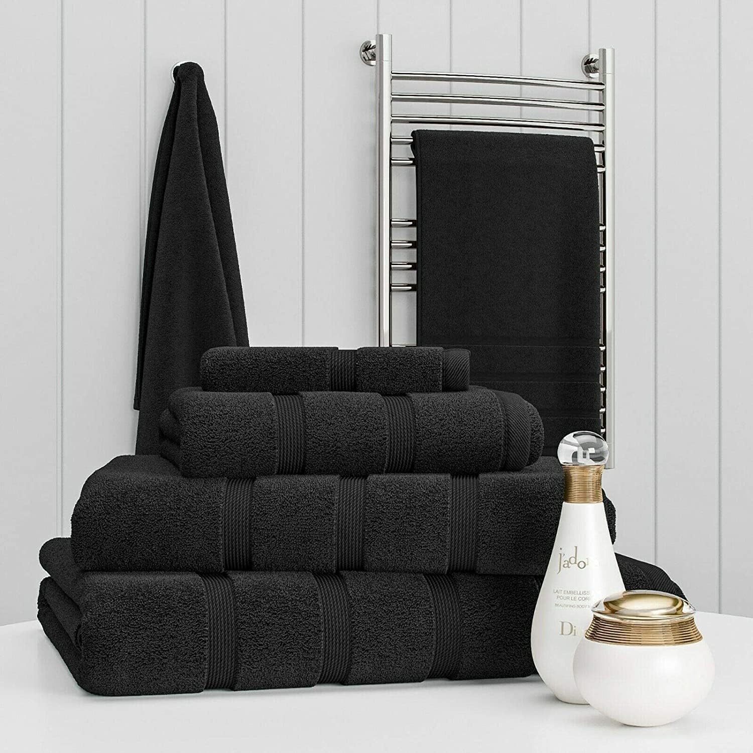 Premium 100% Cotton Towel Set – Luxury 2 Piece 500 GSM Bath and Hand Towels | Ultra Soft & Durable
