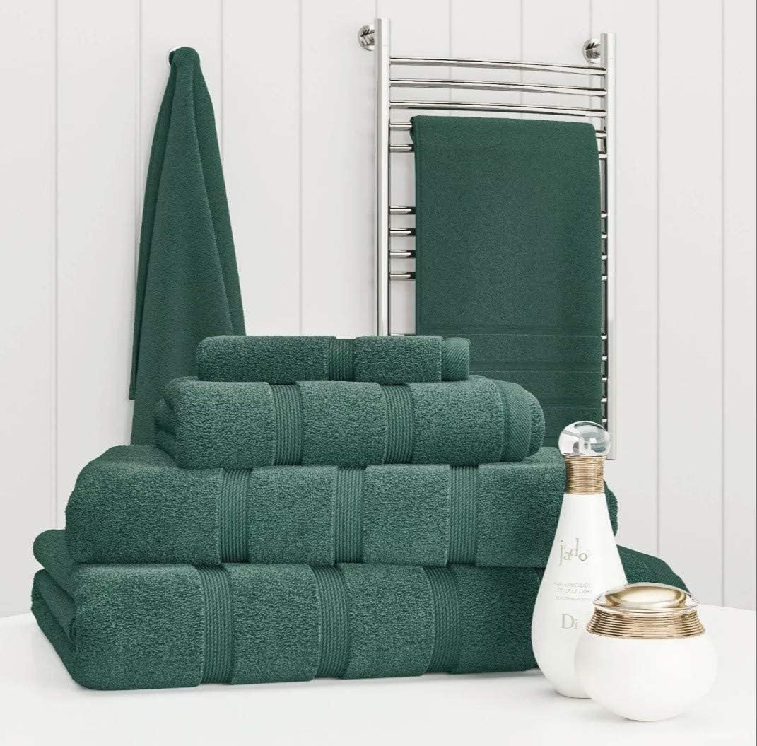 Premium 100% Cotton Towel Set – Luxury 2 Piece 500 GSM Bath and Hand Towels | Ultra Soft & Durable